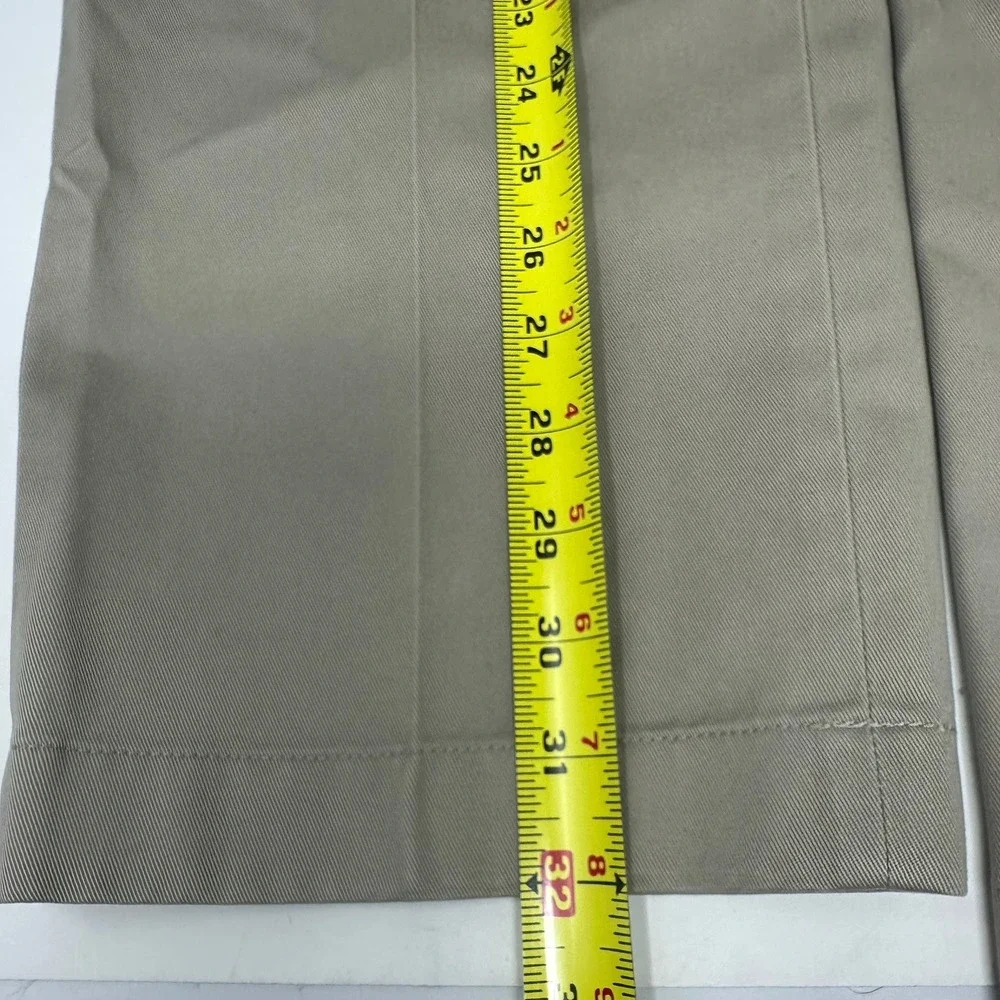 Brooks Brothers Chino Mens 36x32 Tan Clark Advantage Flat Front Khaki Pants